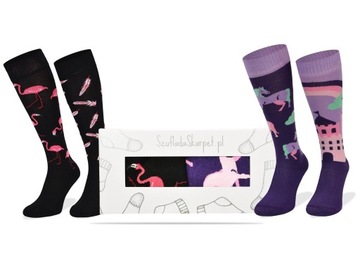 Prezent dla Niej zestaw podkolanówek jeździeckich