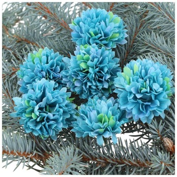 Sztuczne kwiaty główki CHRYZANTEMY sztuczne GŁÓWKI kompozycja STROIK