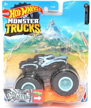 Autko HOTWEILER - Samochód Monster Trucks 1:64 Auta Truck Hot Wheels