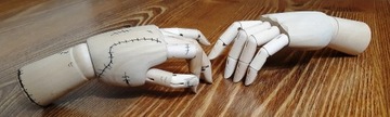ДЕРЕВЯННАЯ РУЧНАЯ МОДЕЛЬ, РУКА, РУЧКА, РУКА, СРЕДНАЯ РУКА