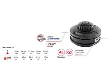 50729063 Głowica tnąca EASY Work 4”1/4 MD Tecomec