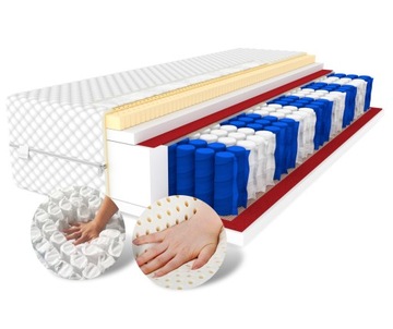 Матрас 120х200 ГРАНАТ Плюс карманный премиум латекс