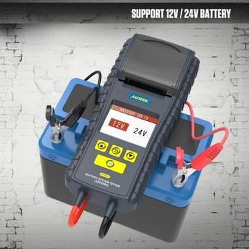 ТЕСТЕР АККУМУЛЯТОРА 12 В 24 В Autool BT860