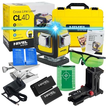 LASER KRZYŻOWY NIEBIESKI NIVEL SYSTEM CL4D-B