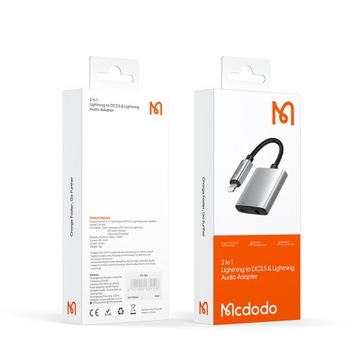 McDodo Adapter Adapter Lightning Mini Jack 3,5 мм кабель iPhone 13 14