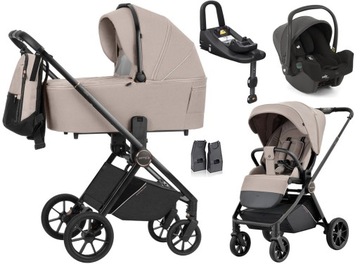 WÓZEK CARRELLO ULTRA JOIE I-SNUG 2 BAZA ADVANCE ADAPTERY kol. BEIGE