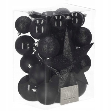 черный не шелушащийся рождественские елочные игрушки рождественские елочные игрушки набор 33pcs звезда