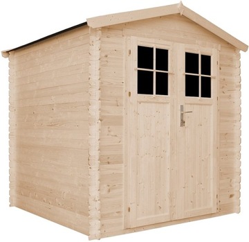 Domek ogrodowy drewniany, Szopa narzędziowa -4m²