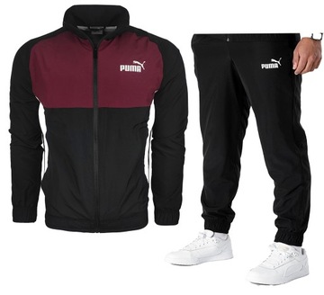3027 DRES PUMA KOMPLET MĘSKI BAWEŁNIANY ROZPINANY Z KAPTUREM SPORTOWY L