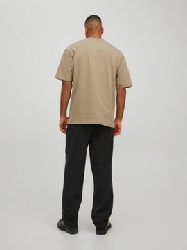 T-shirt basic z grubej bawełny Jack&Jones S