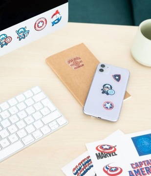 MARVEL naklejka naklejki na tablet telefon laptop