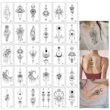 Tatuaż damski tatuaże zmywalne tymczasowe mix duży wybór wzorów