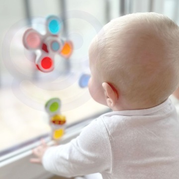 СПИННЕР СЕНСОРНАЯ ИГРУШКА ЧУЖАЯ РАКЕТА 3 ШТ. С ПРИСОСКОЙ ДЛЯ ДЕТСКОГО ВУПИ