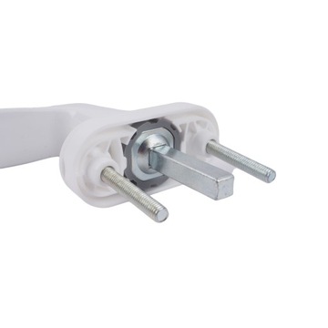 РУЧКА ОКОННАЯ ДЛЯ ОКОН ПВХ, БЕЛЫЙ КЛЮЧ