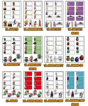 НАКЛЕЙКИ ДЛЯ НОУТБУКОВ НАКЛЕЙКИ 8 шт - ШАБЛОНЫ ДЛЯ ИГРЫ FORTNITE + БЕСПЛАТНО