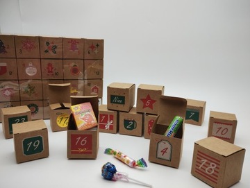 Постоянный Адвент-календарь — прямоугольник, который можно заполнить самостоятельно 599