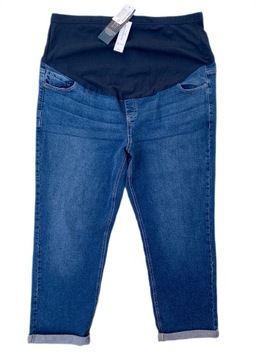 Spodnie Ciążowe Nowe George Maternity 4XL 48 Dzinsowe Jeansowe