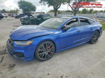 Audi A7 C8 2021 Audi S7 Sportback Audi S7 2.9 TFSI Prestige z 2021 roku od ubezpieczalni