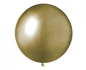 Balon złoty shiny DUŻY 48cm wesele, ślub, chrzest