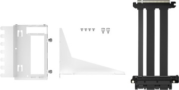 Pionowy wspornik FLEX 2 PCIe 4.0 Biały