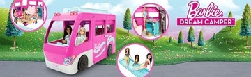 БОЛЬШОЙ АВТОМОБИЛЬ BARBIE DREAM CAMERA С АКСЕССУАРАМИ