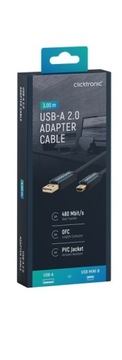 Кабель-адаптер Mini USB 2.0, 3 м