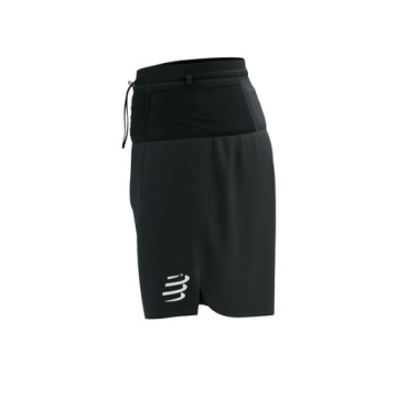 COMPRESSPORT TRAIL RACING 2-IN-1 SHORT черные беговые шорты XL