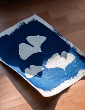 Бумага ручной работы А4 Душники Белая ~ 250г