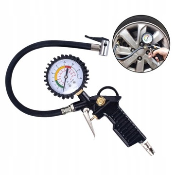 Универсальный манометр для автомобильных шин.