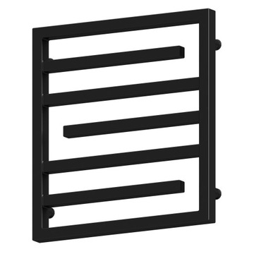 GRZEJNIK DEKORACYJNY GORO LIGHT H570 L530 CZARNY