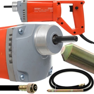 Вибратор для бетона Kraft&Dele 1400 Вт 18000 об/мин