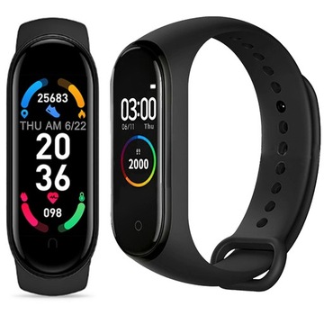M6 SMARTBAND OPASKA SPORTOWA SMARTWATCH ZEGAREK
