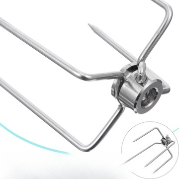 АКСЕССУАРЫ ДЛЯ ГРИЛЯ НА УЛИЦЕ ВИЛКИ ДЛЯ МЯСА НА РУТИТЕ