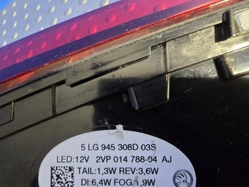 SKODA ENYAQ IV 21- 5LG945308D SVĚTLO ZADNÍ PRAVÁ ORIGINÁLNÍ