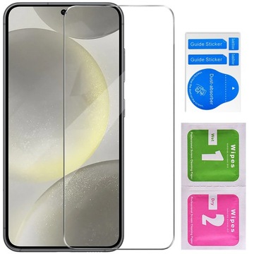 Чехол для Samsung Galaxy S24+ Plus CASE MATT BACK MATT SOFT + GLASS 9H