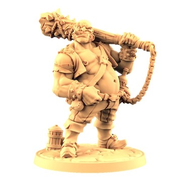 Dunn Half-Ogre RPG DnD D&D Pathfinder