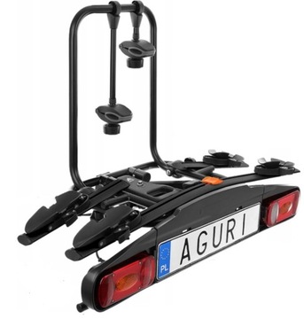 Uchwyt rowerowy Aguri Active Bike 2 rowery czarny