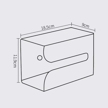Диспенсер для бумаги настенный без