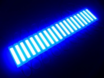 MOCNY moduł LED COB niebieski 12V 2W