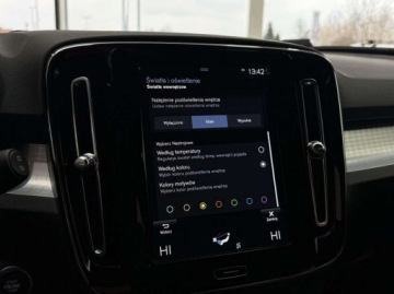 Volvo XC40 Crossover Plug-In Facelifting 1.5 T4 211KM 2022 Volvo XC 40 T4 Start Plug In Kamera cofania Ambiente Nawigacja CarPlay, zdjęcie 35