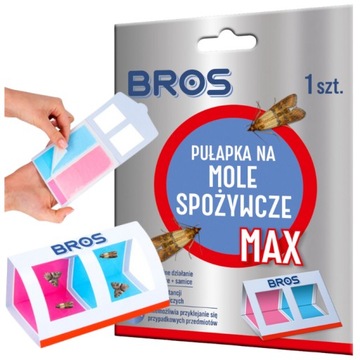 BROS NA MOLE SPOŻYWCZE PUŁAPKA LEP ZAWIESZKA MAX FEROMONOWA skuteczna
