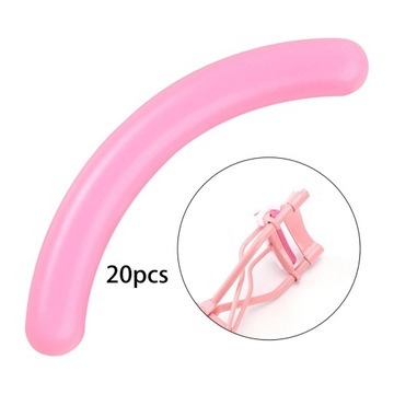 20 шт. насадок для щипцов для ресниц Портативная резинка стандартного голубого цвета