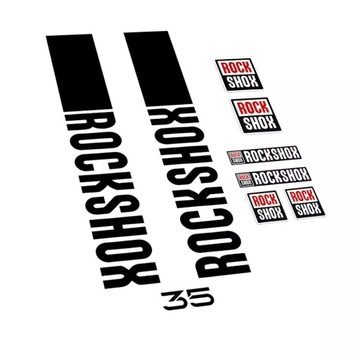 Совместимость с наклейками ROCK SHOX 35