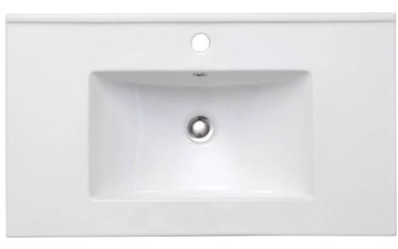 Шкафчик для ванной комнаты с умывальником, 80 дверей, глянцевый