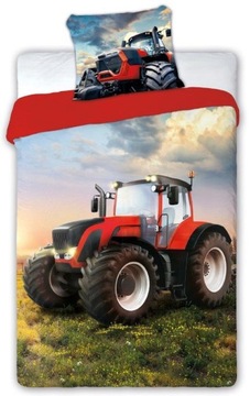 Pościel bawełniana 160x200 Traktor dla chłopca