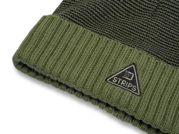 ДЕЛЬФИН ПОЛОСКИ ЗИМНЯЯ ШАПКА