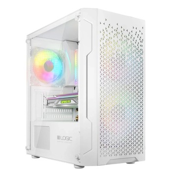 OBUDOWA DO KOMPUTERA PC LOGIC ARAMIS MINI ARGB BIAŁAWHITE TEMPERED GLASS