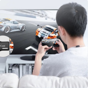 АДАПТЕР ДЛЯ ПОТОКОВОГО ТЕЛЕВИЗОРА DONGLE SMART HDMI WIFI DLNA ANYCAST AIRPLAY