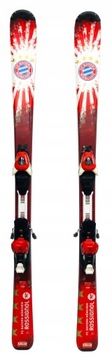 NOWE NARTY ROSSIGNOL BAYERN MUNCHEN 140 cm + WIĄZ.