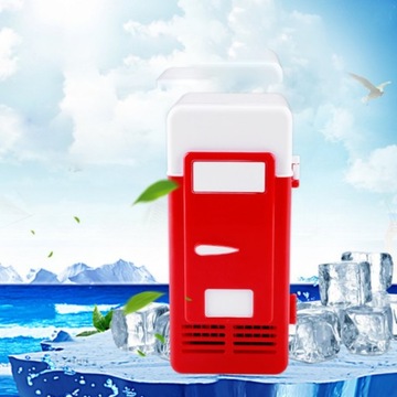 МИНИ-ХОЛОДИЛЬНИК-ОХЛАДИТЕЛЬ НАПИТКОВ С ПОДОГРЕВОМ АВТОМОБИЛЯ USB